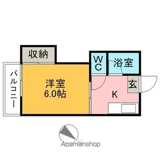 神谷アパート【2階】の間取り