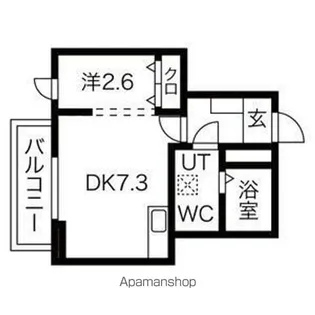 メリディアン中山吉成【3階】の間取り
