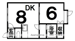 イシュタール昭和【1階】の間取り