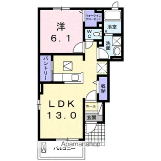 パルテールⅣ【1階】の間取り