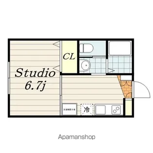 千葉県千葉市中央区大巌寺町【アパート】の間取り