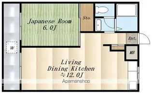 東京都三鷹市井口2丁目【マンション】の間取り