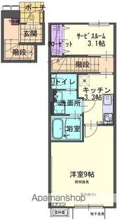 RYUSEIⅤB【203号室】の間取り