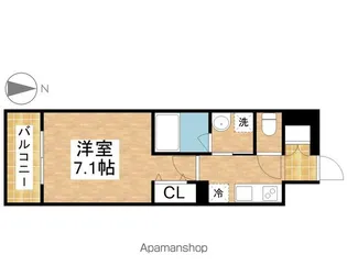 カンピオーネ御器所通【11階】の間取り