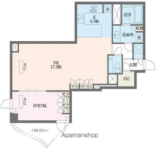 ジュールA【11階】の間取り
