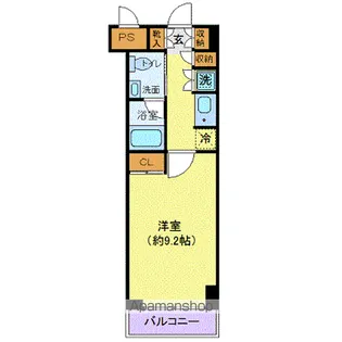RISING PLACE 石川町【6階】の間取り