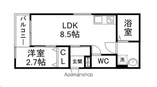 フォレストコート【1階】の間取り