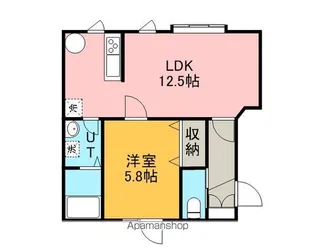 YOUトピア西浜【1階】の間取り