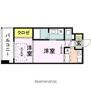 エステートモア・天神【505号室】の間取り