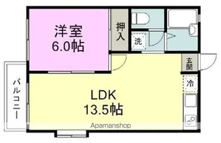 アイビーハウス馬渕【201号室】の間取り