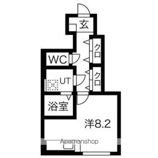 ROBE DE CHAMBRE(ローブ・ド・シャンブル)【1階】の間取り