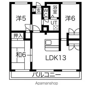アーク千歳【2階】の間取り