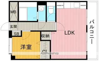 豊中サンハイツ【2階】の間取り