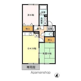 2DKの間取り画像