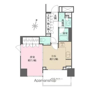 東京都千代田区平河町1丁目【マンション】の間取り