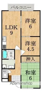 エスペランサ森川Ⅰ【2階】の間取り