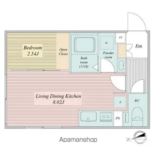 LIVEFLAT馬込【3階】の間取り