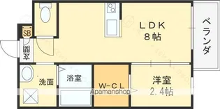 リアコート枚方御殿山NORTH【2階】の間取り