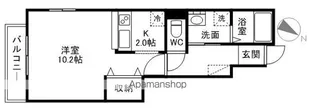ノヴェール新幸Ⅱ【1階】の間取り