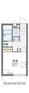 レオパレス上坂部Ⅱ【1階】の間取り