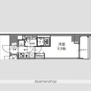 SーRESIDENCE横濱吉野町【4階】の間取り
