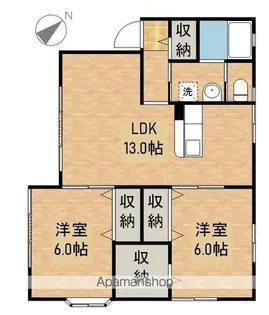 ブッシュクローバー佐鳴台【2階】の間取り