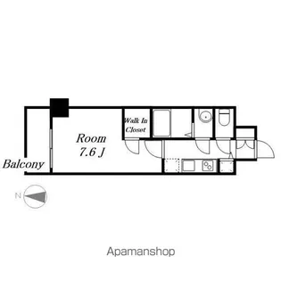 エスリード名古屋STATION CENTRAL【9階】の間取り