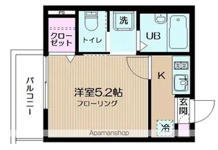 フェリーチェ阿佐ヶ谷Ⅱ【1階】の間取り