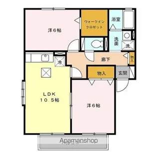 カーサ羽黒 A・B【1階】の間取り