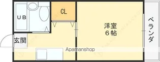 サンハイツ【1階】の間取り