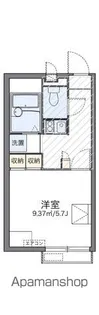 レオパレス八景【209号室】の間取り