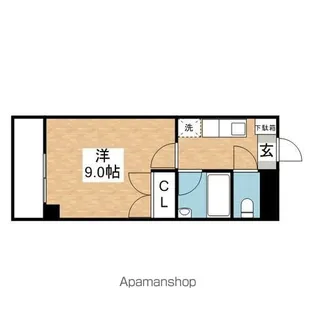 リブローネ南山【3階】の間取り