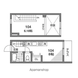 ルアンカパル【1階】の間取り