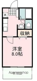 エクレール東源台B【1階】の間取り
