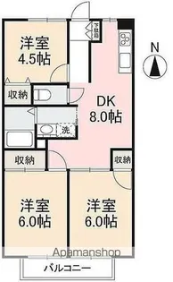 レジオン・ドヌールA・B・C【1階】の間取り
