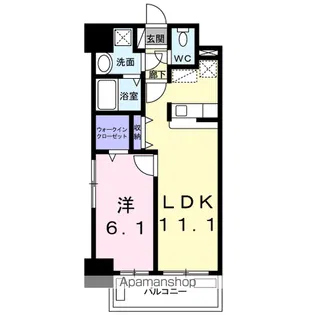 エヴァーグリーンR【1階】の間取り