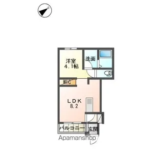 エストフェリーチェ【1階】の間取り