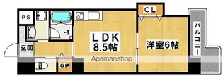 住吉橋ポルト【7階】の間取り