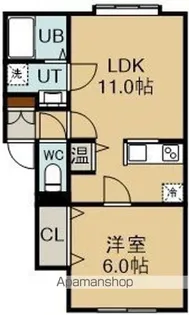 PRESSO MARE(プレッソマーレ)【2階】の間取り