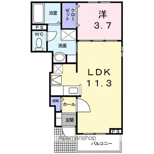 セロリー【1階】の間取り