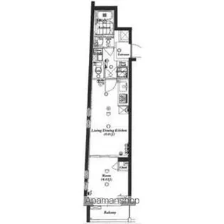 パレ・ホームズ幡ヶ谷【4階】の間取り