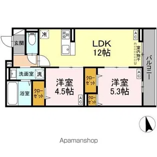 (仮称)徳丸7丁目PJ【2階】の間取り