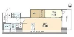 RJRプレシア南堀江【3階】の間取り