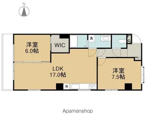パークハイツ永森【2階】の間取り