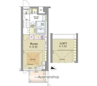 神楽坂南町ハウス【1階】の間取り