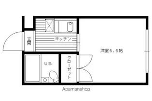 コーポADVANCE【4階】の間取り