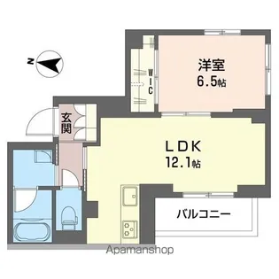 アルバスギナミ【202号室】の間取り