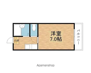 ソアールⅡ【202号室】の間取り