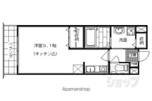 ビューティー藤ノ木【1階】の間取り