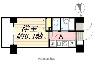 ラグジュアリーアパートメントデュオ神楽坂【1階】の間取り